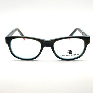 Todd Jackson Rogers 45TT Kid Youth Eyeglass Frame Brown Teal Blue Pink 46-17-130